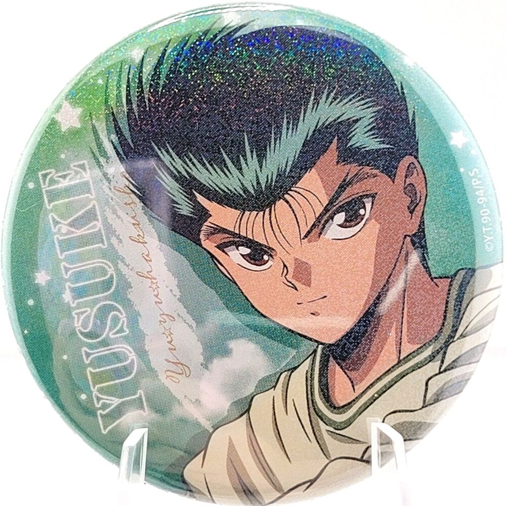 Yusuke Urameshi - Yu Yu Hakusho Green Can Badge